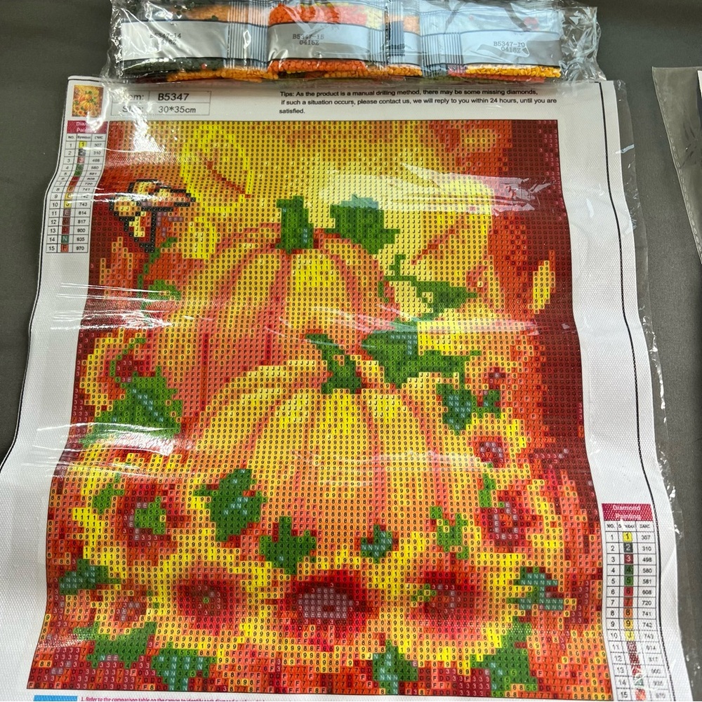 Fall Pumpkin Diamond Painting